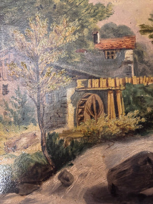 Brocante Gramon - Vintage French Oil Painting on Board
