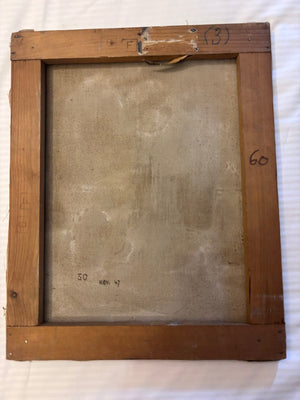 Brocante Gramon - Vintage French Oil Painting on Canvas