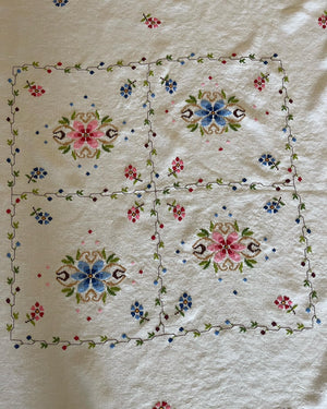 Brocante Gramon - French Linen Tablecloth