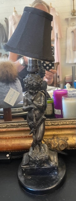 Brocante Gramon - Antique French Cherub Lamp