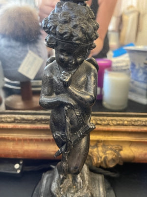 Brocante Gramon - Antique French Cherub Lamp