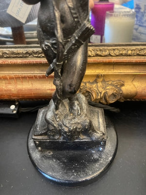 Brocante Gramon - Antique French Cherub Lamp