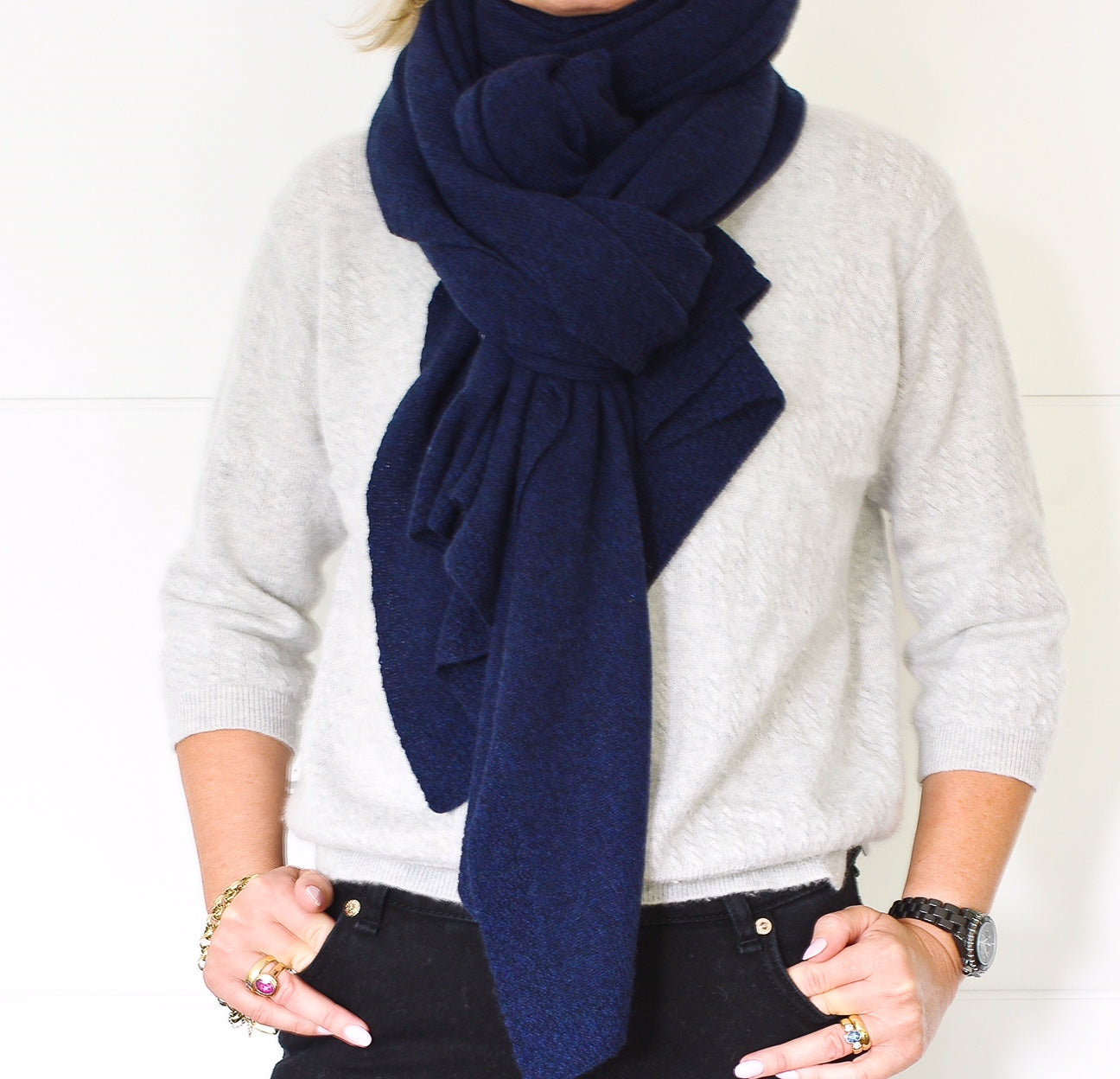 Brocante Gramon - SCA Travelwrap - Navy