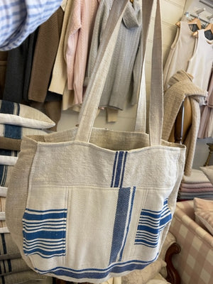 Brocante Gramon - Grainsack Linen Tote Bag - Large