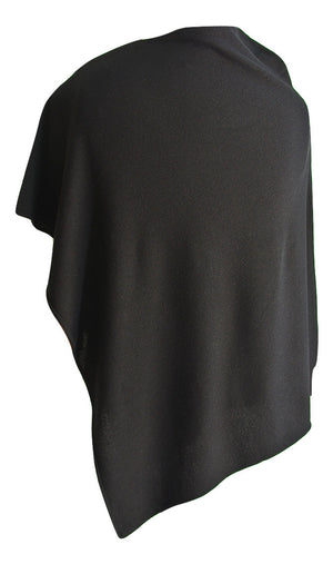 Brocante Gramon - SCA 2-Ply Poncho - Black