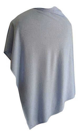 Brocante Gramon - SCA 2-Ply Poncho - Duck-Egg Blue