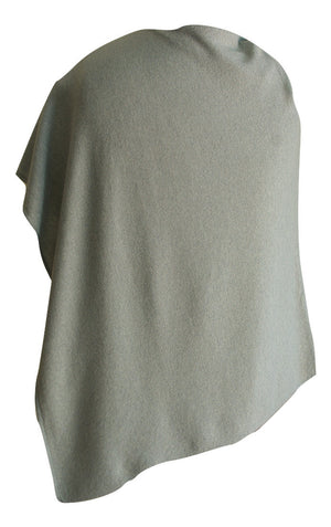 Brocante Gramon - SCA 2-Ply Poncho - Potash / Light Silver