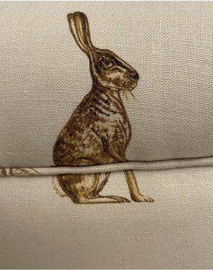 Brocante Gramon - Fudge Hares English Linen Tub Chair Armchair