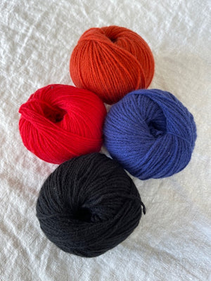 Brocante Gramon - SCA 4-ply Cashmere Knitting Yarn - British Blue
