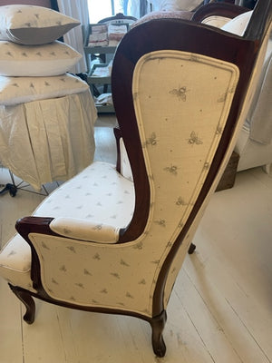 Brocante Gramon - Bee English Linen Bergere Armchair