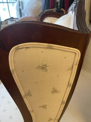 Brocante Gramon - Bee English Linen Bergere Armchair