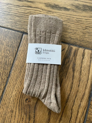 Brocante Gramon - Cashmere Mens Ribbed Socks