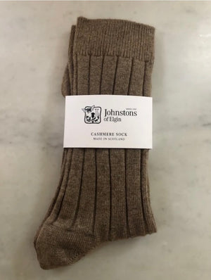 Brocante Gramon - Cashmere Mens Ribbed Socks