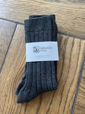 Brocante Gramon - Cashmere Mens Ribbed Socks