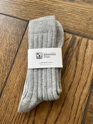 Brocante Gramon - Cashmere Mens Ribbed Socks