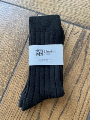 Brocante Gramon - Cashmere Mens Ribbed Socks