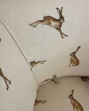 Brocante Gramon - Fudge Hares English Linen Tub Chair Armchair