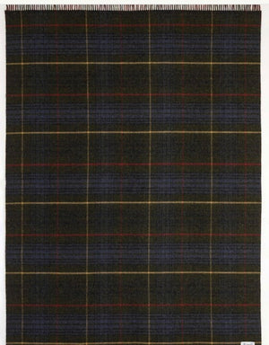 Brocante Gramon - Lambswool Double Face Check Throw | Hunting Stewart