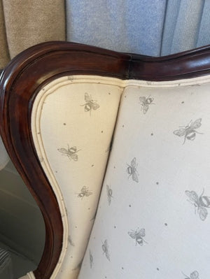 Brocante Gramon - Bee English Linen Bergere Armchair