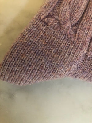 Brocante Gramon - SCA Cashmere 3 Ply Cable Knit Socks