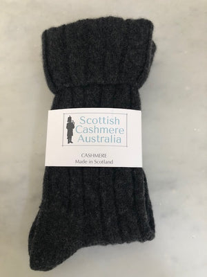Brocante Gramon - SCA Cashmere 3 Ply Cable Knit Socks