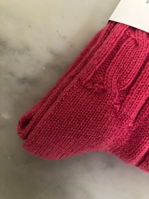 Brocante Gramon - SCA Cashmere 3 Ply Cable Knit Socks